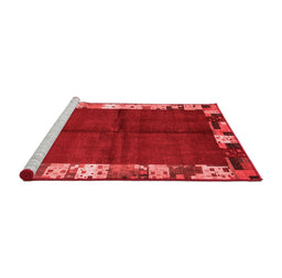 Contemporary Red Washable Rugs