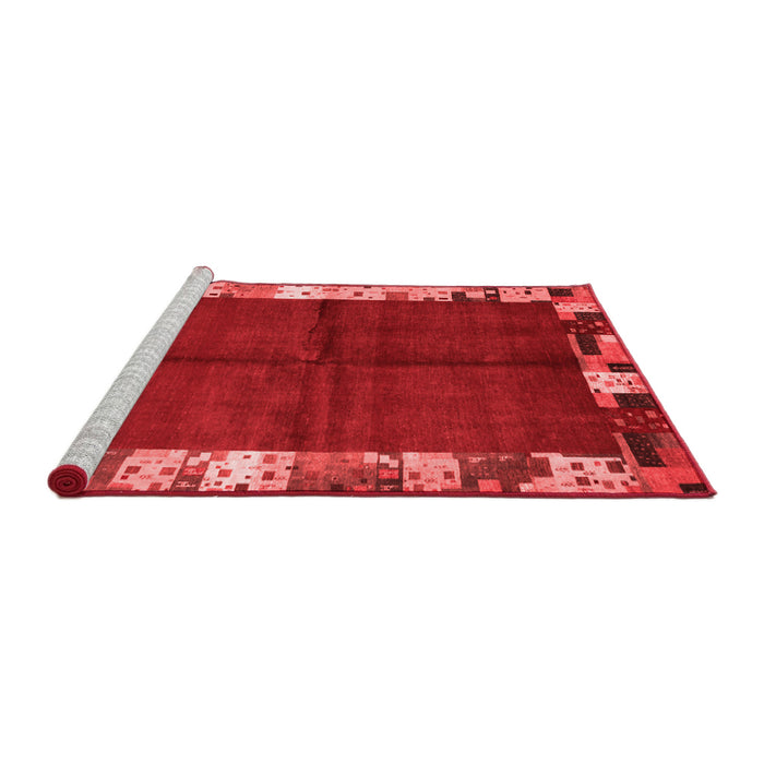Contemporary Red Washable Rugs