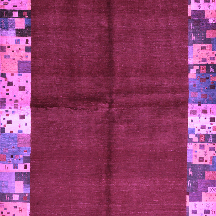 Abstract Purple Contemporary Rug, con1589pur