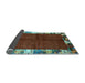 Sideview of Abstract Light Blue Contemporary Rug, con1589lblu