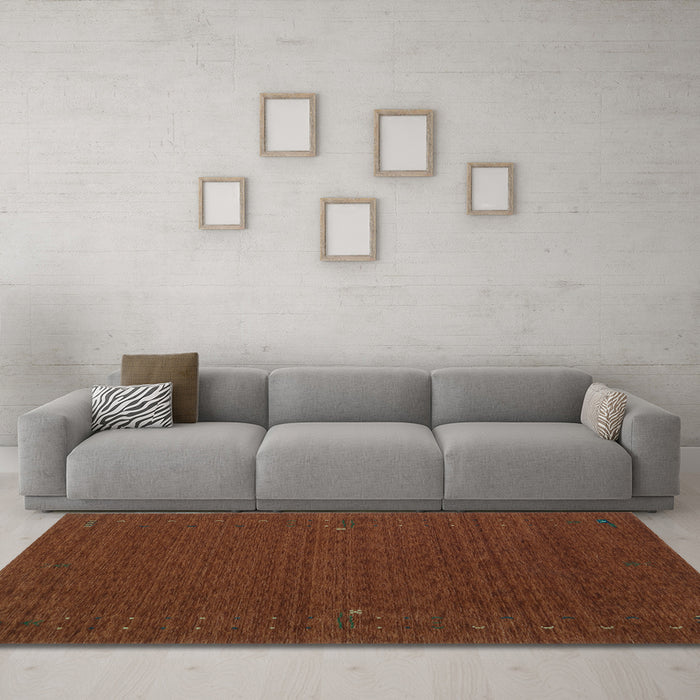 Machine Washable Abstract Light Blue Contemporary Rug in a Living Room, wshcon158lblu