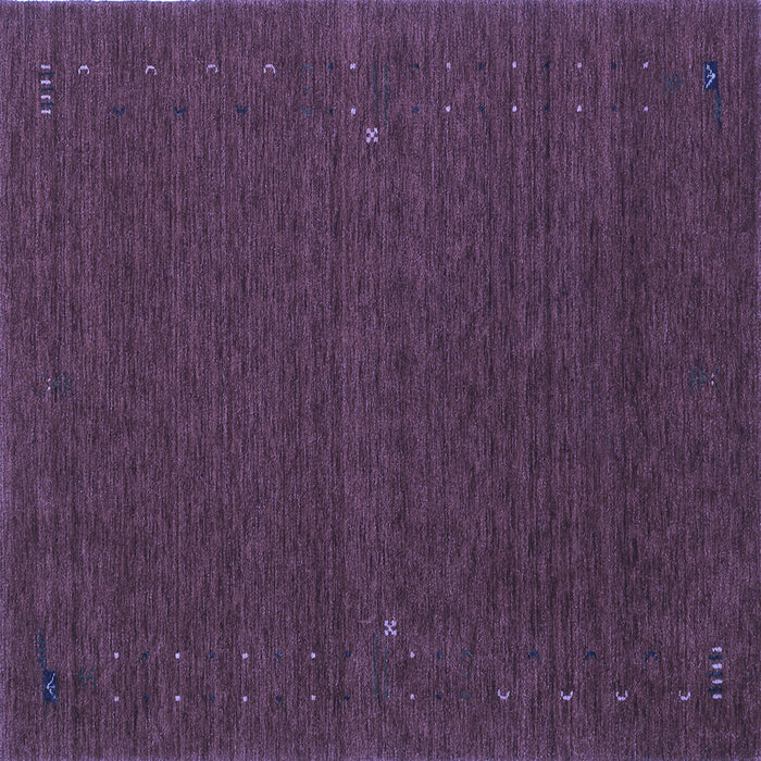 Square Abstract Blue Contemporary Rug, con158blu