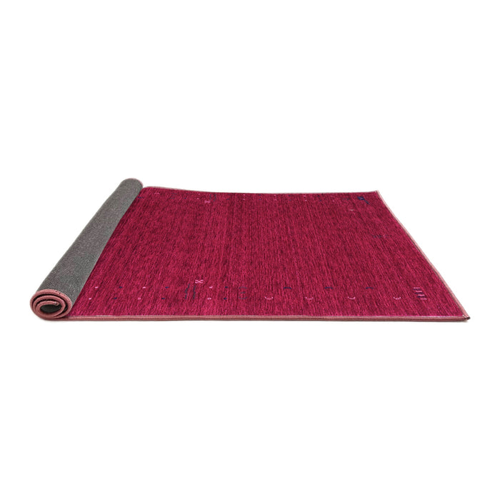 Sideview of Abstract Pink Contemporary Rug, con158pnk