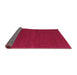 Sideview of Abstract Pink Contemporary Rug, con158pnk