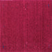 Square Machine Washable Abstract Pink Contemporary Rug, wshcon158pnk