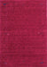 Abstract Pink Contemporary Rug, con158pnk