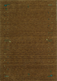 Abstract Turquoise Contemporary Rug, con158turq