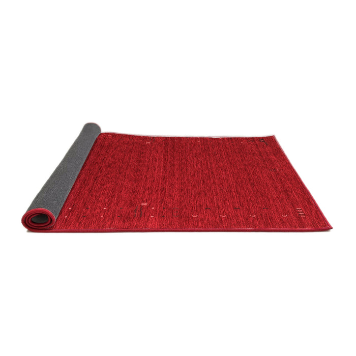 Abstract Red Contemporary Area Rugs