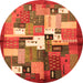 Machine Washable Abstract Orange Contemporary Area Rugs, wshcon1590org