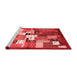 Contemporary Red Washable Rugs