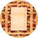 Machine Washable Abstract Orange Contemporary Area Rugs, wshcon1591org