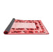 Abstract Red Contemporary Area Rugs