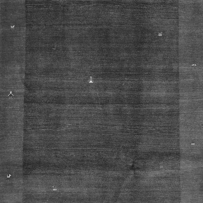 Abstract Gray Contemporary Rug, con1592gry