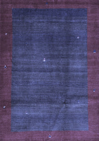 Abstract Blue Contemporary Rug, con1592blu