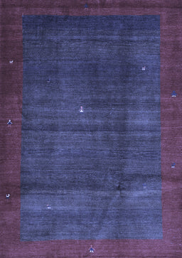 Abstract Blue Contemporary Rug, con1592blu