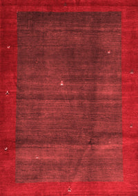 Abstract Red Contemporary Rug, con1592red