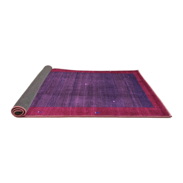 Sideview of Abstract Purple Contemporary Rug, con1592pur