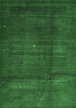 Abstract Emerald Green Contemporary Rug, con1592emgrn