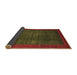 Sideview of Abstract Brown Contemporary Rug, con1592brn