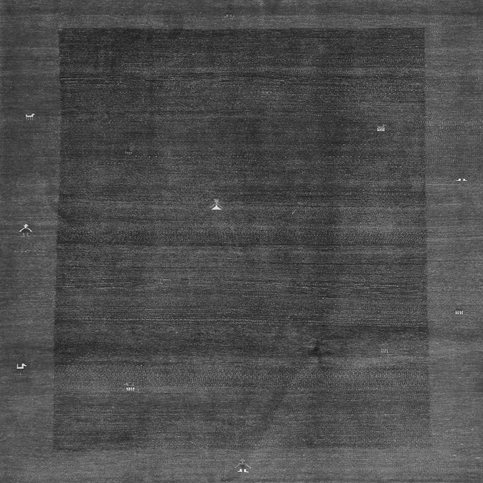 Serging Thickness of Abstract Gray Contemporary Rug, con1592gry