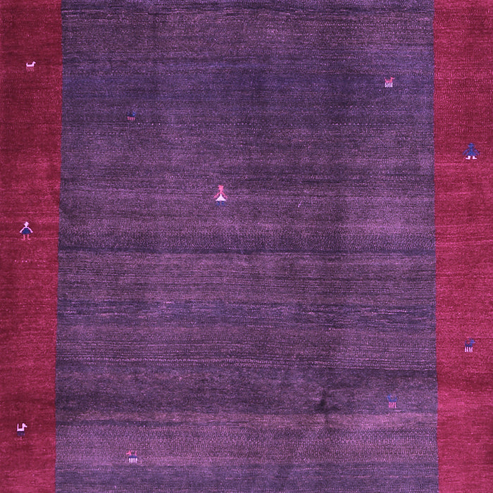 Machine Washable Abstract Purple Contemporary Area Rugs, wshcon1592pur