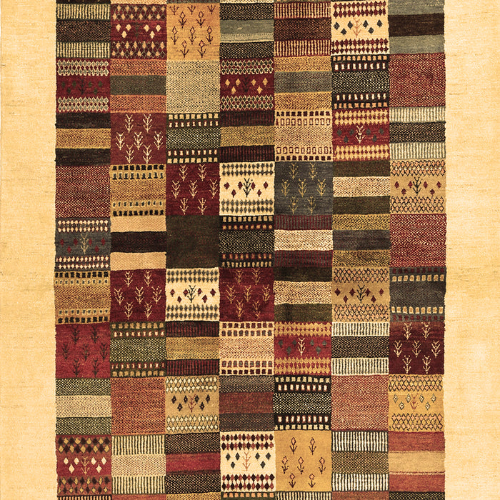 Solid Brown Modern Rug, con1593brn