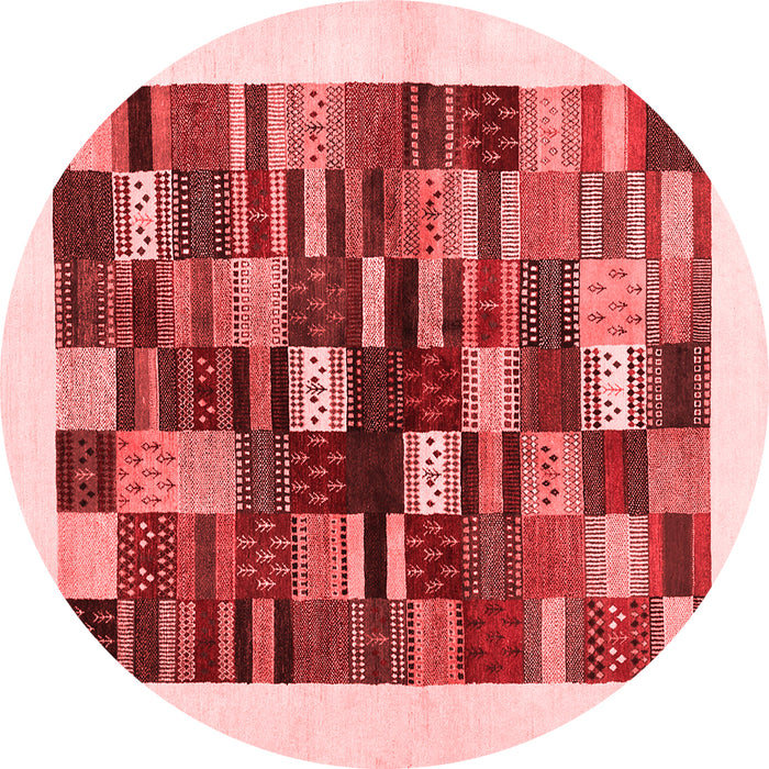 Machine Washable Solid Red Modern Rug, wshcon1593red