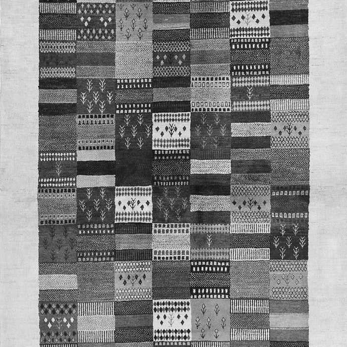 Solid Gray Modern Rug, con1593gry