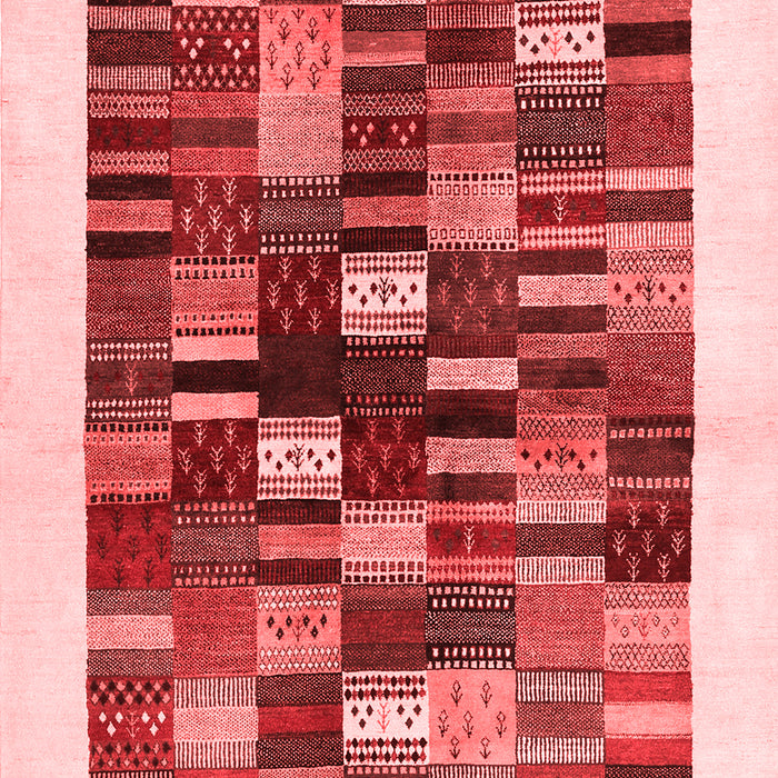 Solid Red Modern Area Rugs