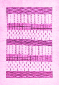 Solid Pink Modern Rug, con1594pnk