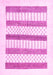 Solid Pink Modern Rug, con1594pnk