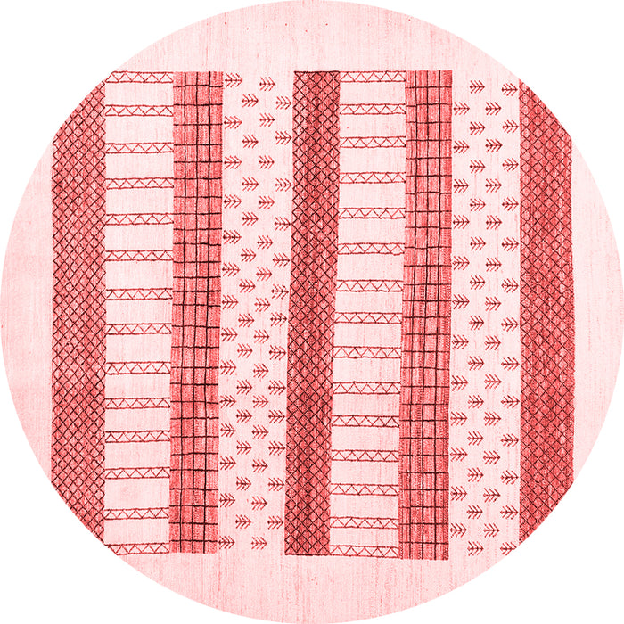 Machine Washable Solid Red Modern Rug, wshcon1594red