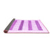 Sideview of Solid Purple Modern Rug, con1594pur