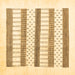 Square Solid Brown Modern Rug, con1594brn