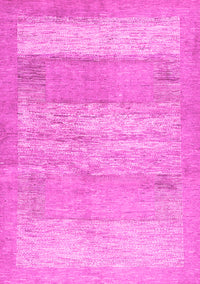 Abstract Pink Contemporary Rug, con1595pnk