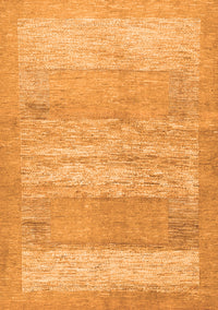 Abstract Orange Contemporary Rug, con1595org