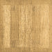 Square Abstract Brown Contemporary Rug, con1595brn