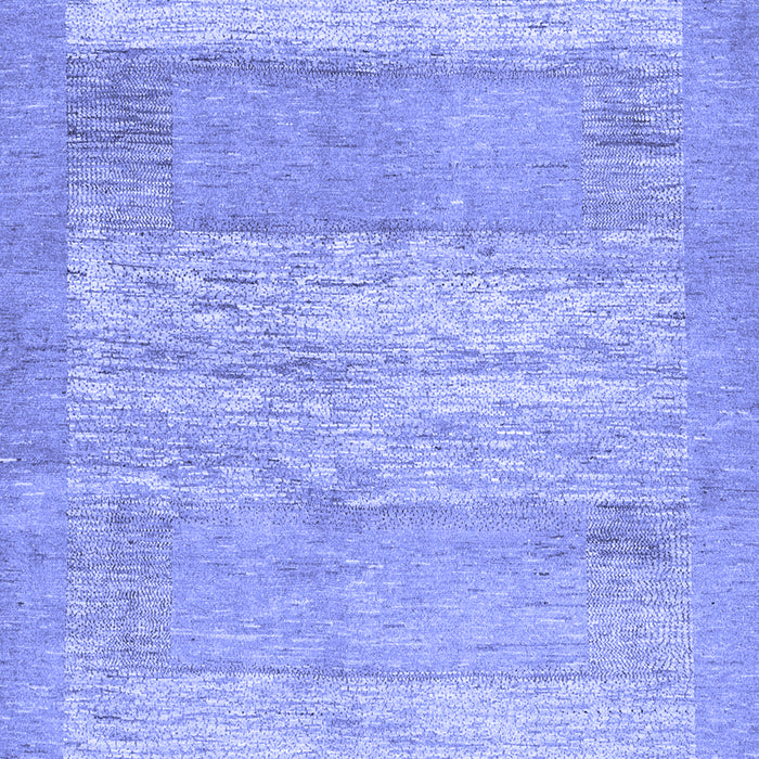 Abstract Blue Contemporary Rug, con1595blu
