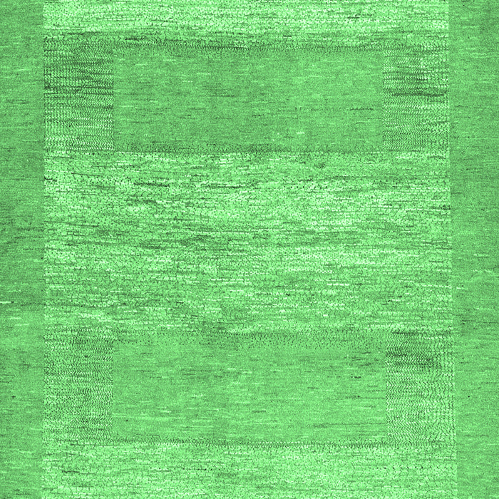 Abstract Emerald Green Contemporary Rug, con1595emgrn
