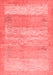 Abstract Red Contemporary Area Rugs