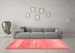 Contemporary Red Washable Rugs