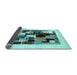 Sideview of Abstract Light Blue Contemporary Rug, con1596lblu