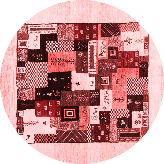 Machine Washable Abstract Red Contemporary Rug, wshcon1596red