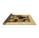 Sideview of Abstract Brown Contemporary Rug, con1596brn