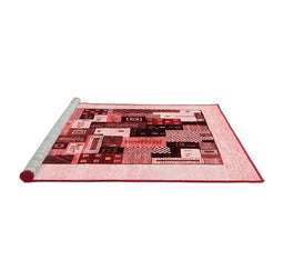 Contemporary Red Washable Rugs