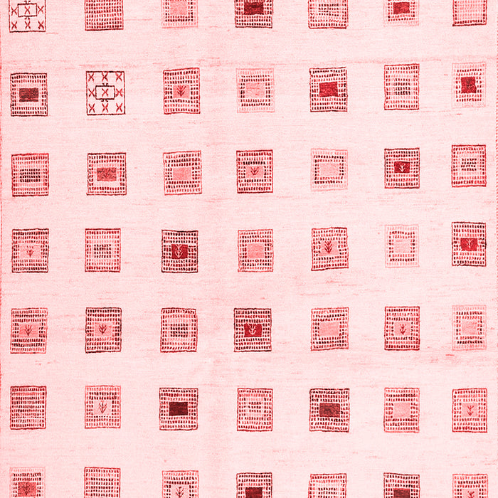 Solid Red Modern Area Rugs