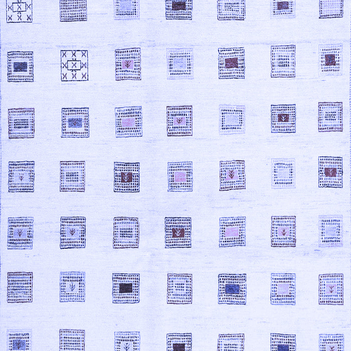 Solid Blue Modern Rug, con1597blu