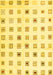 Solid Yellow Modern Rug, con1597yw