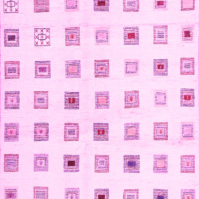 Solid Pink Modern Rug, con1597pnk