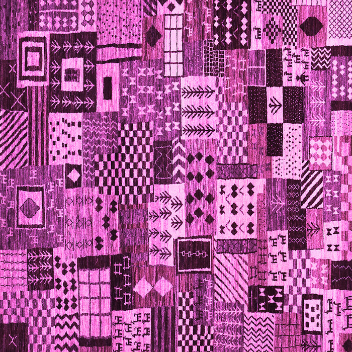 Square Abstract Pink Contemporary Rug, con1598pnk